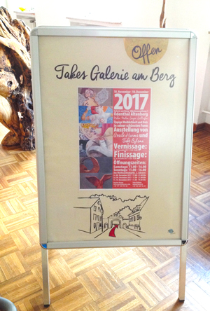 Wegweiser zur Ausstellung